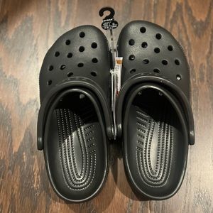 NEW Crocs black clogs